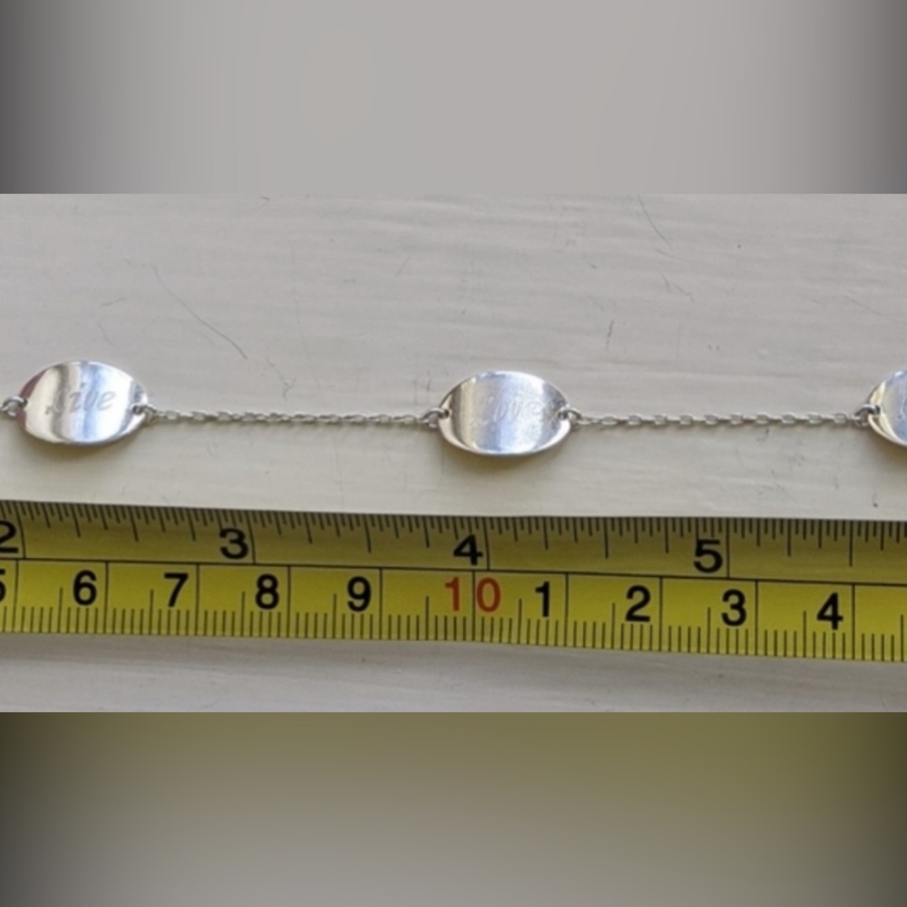 Sterling Bracelet With Message!